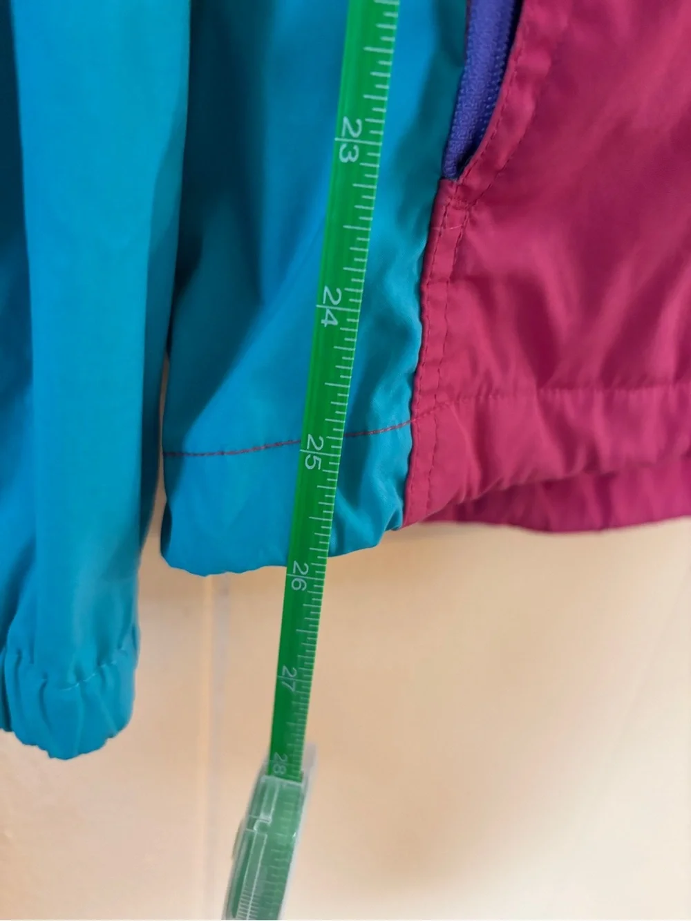 Vintage Nike ACG Mens Pink & Teal Hooded Anorak Jacket